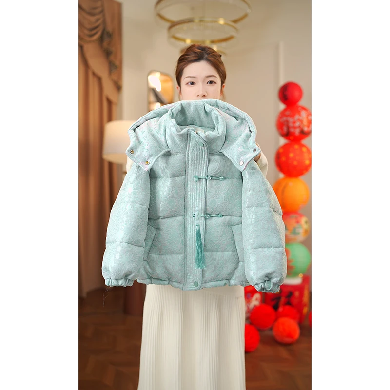 女童棉服冬装2025新款儿童冬季加厚棉衣新中式棉袄外套3909