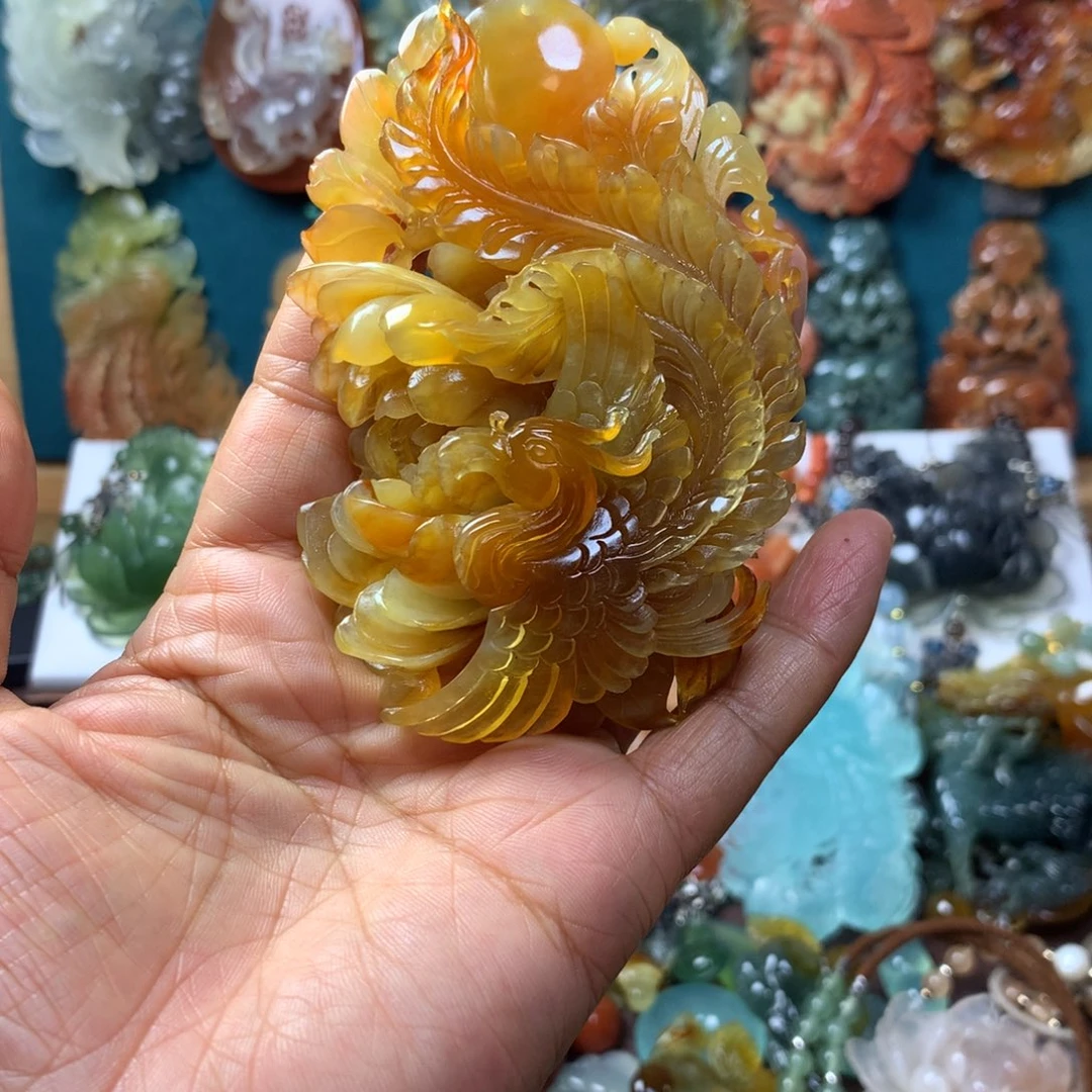 蛇纹石玉未镶嵌挂坠