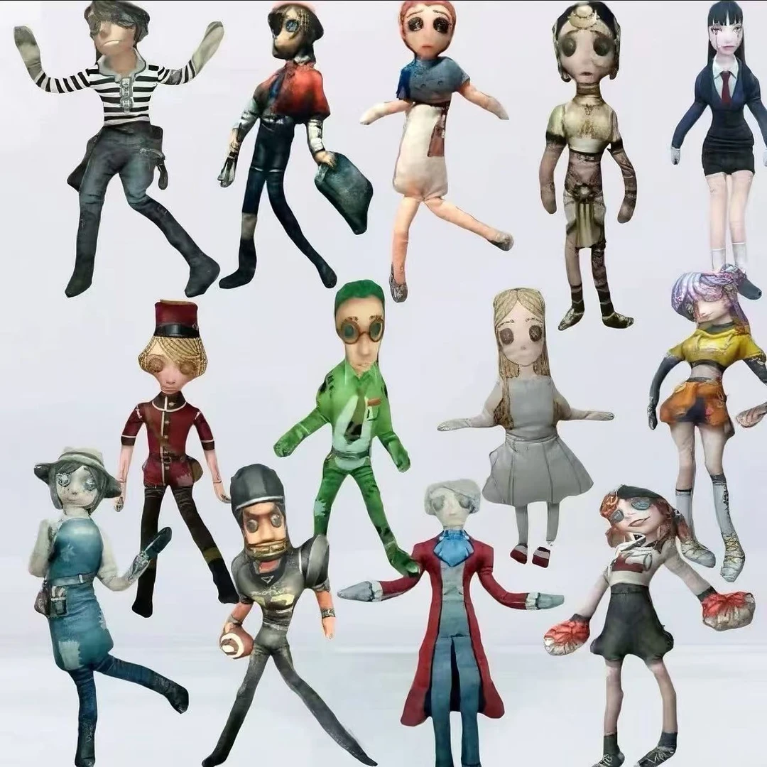 恋与深空 第五人格抽象可爱手脚可活动带铁丝骨架毛绒玩偶玩具