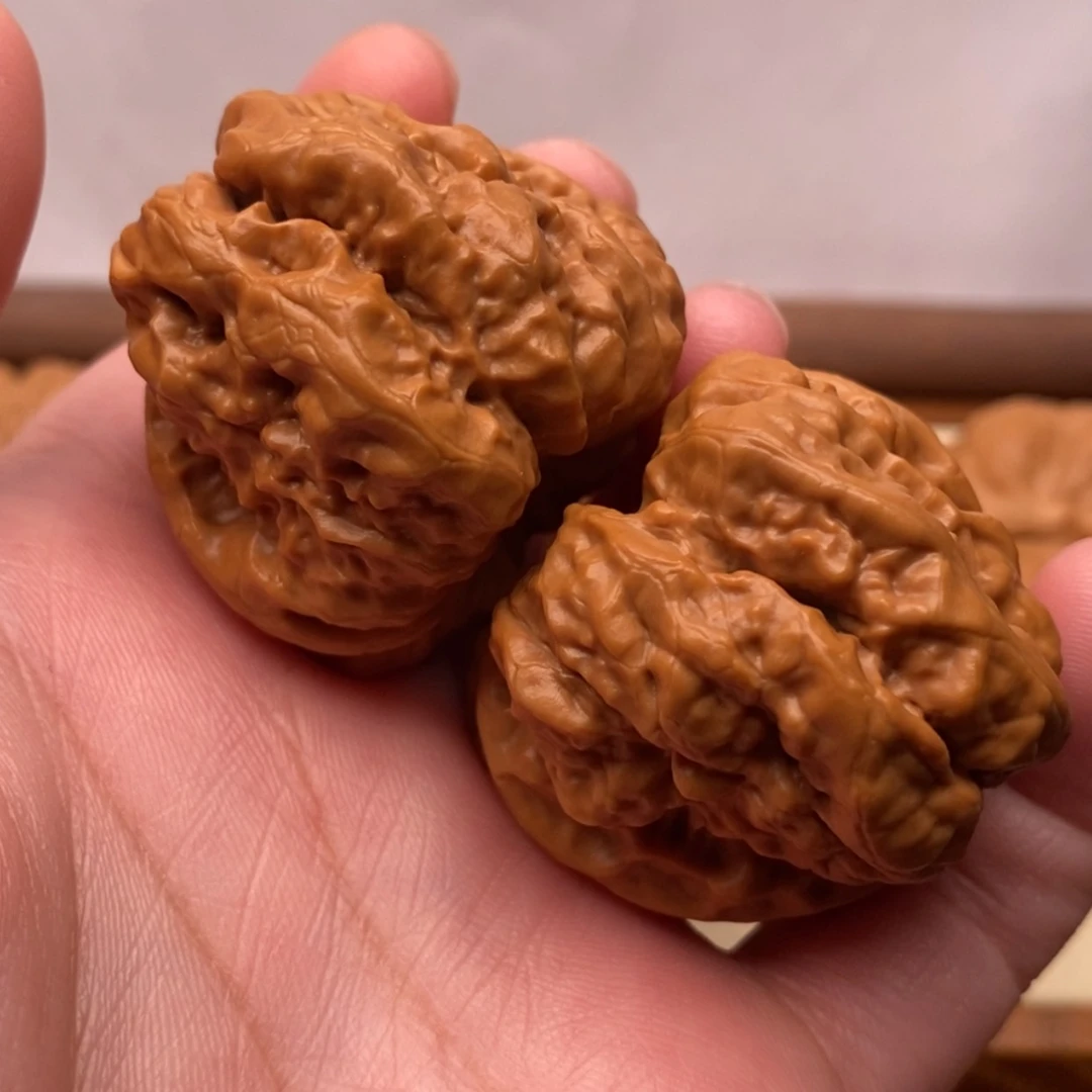 【闪购商品】把件文玩核桃开背蛙边38左右