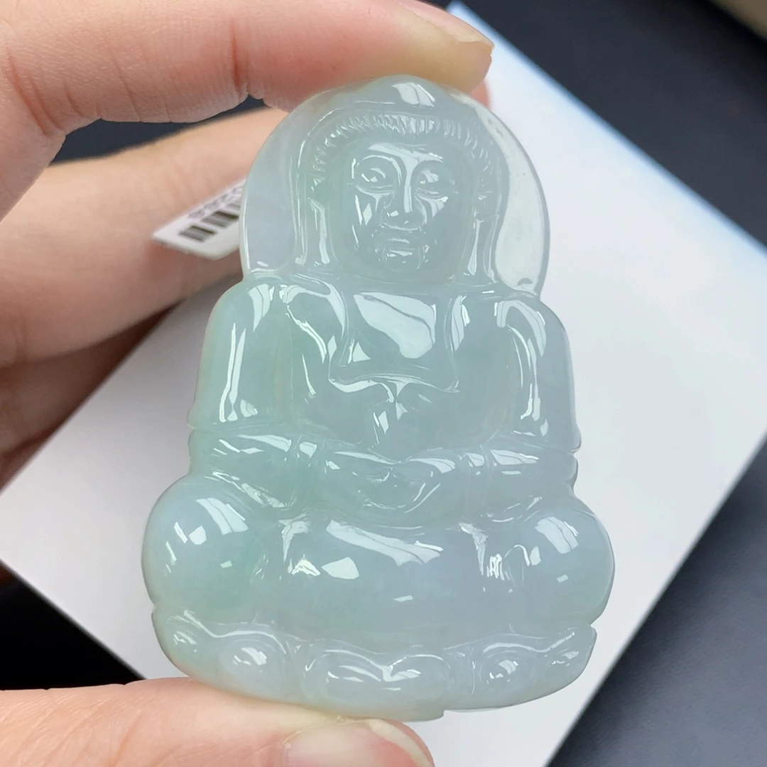 颈饰未镶嵌翡翠观音