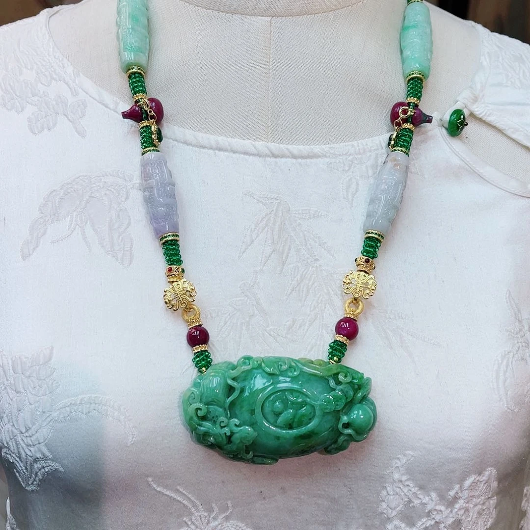 颈饰合金翡翠48小时鉴赏期1