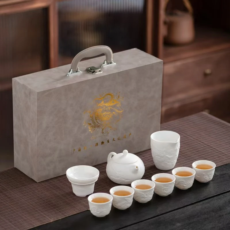 经典国潮浮雕套装茶具 随机发 XX