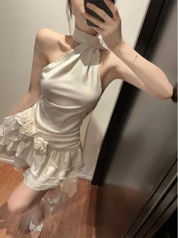辣妹千金风性感连衣裙套装