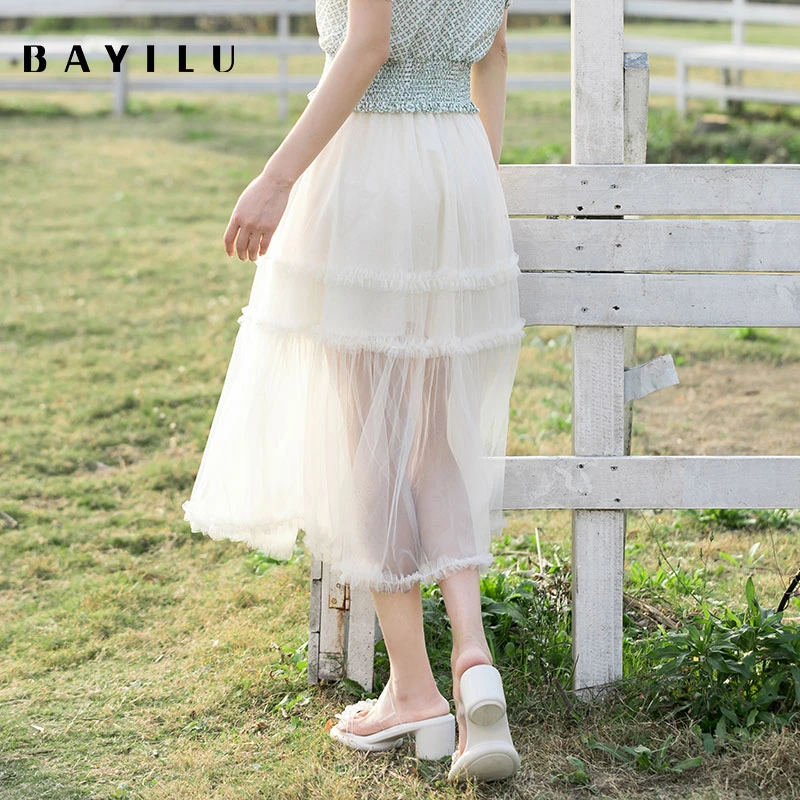 【毛毛专属】芭依璐女装夏季新款时尚半身裙86Q3007