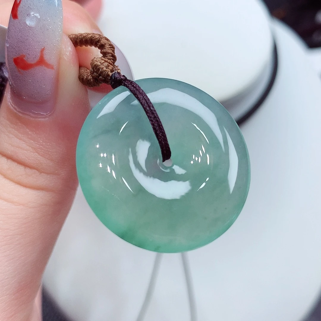 翡翠未镶嵌颈饰翡翠9，27.3/5.1