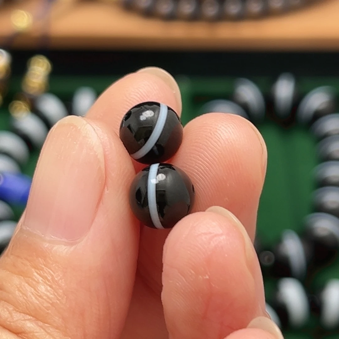 玛瑙/玉髓合金单珠