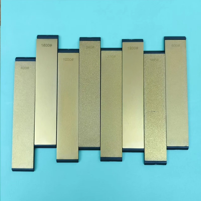 金色15cm*3cm大号小金刚金刚石材质磨刀石厨具打磨抛光工具