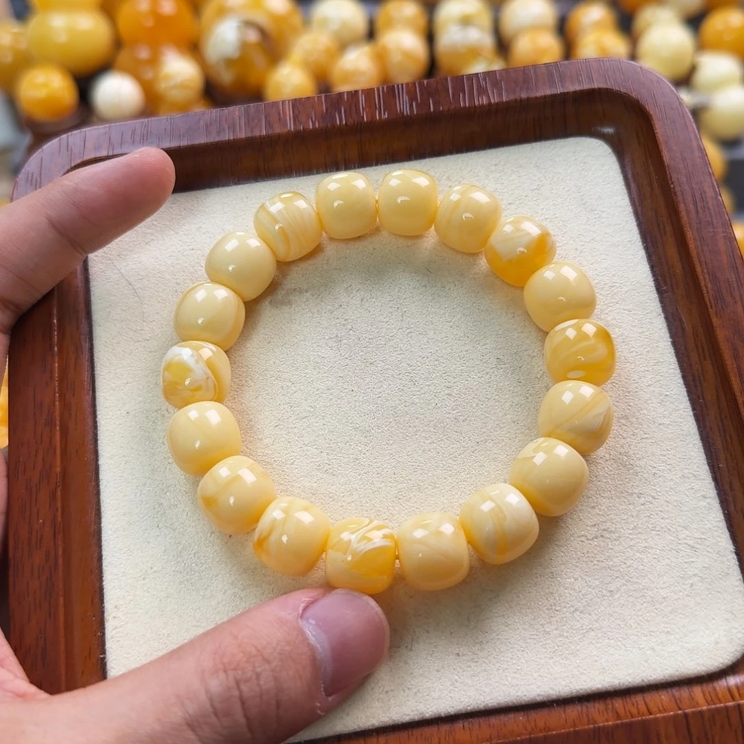 琥珀未镶嵌珠宝奇石13mm同料