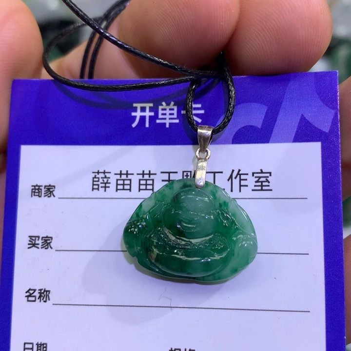 【闪购商品】独山玉银S925镶嵌颈饰
