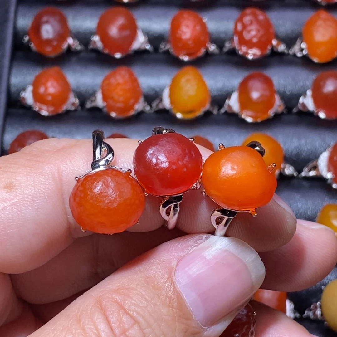 峥***月玛瑙/玉髓合金戒指