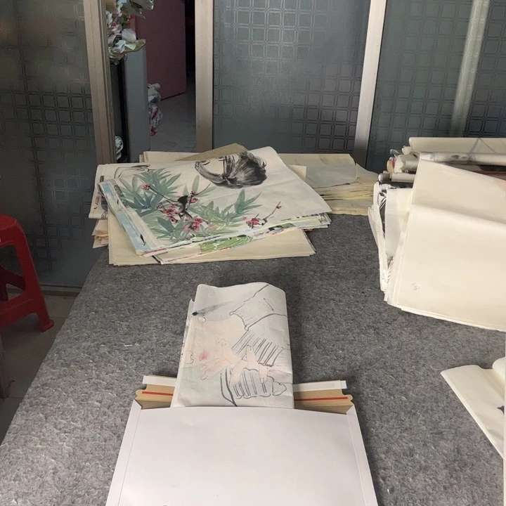 国画好了才发现这个月