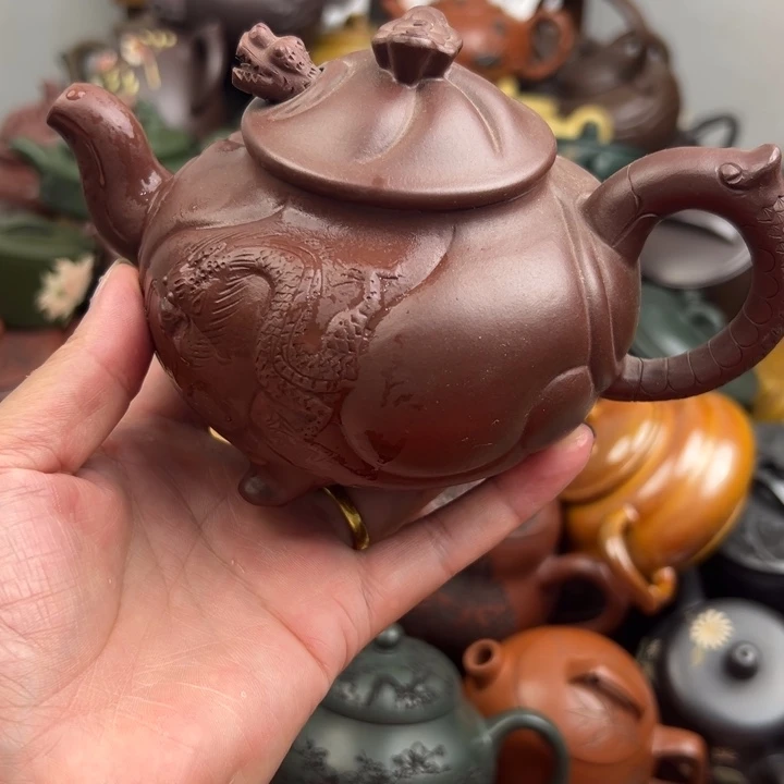 茶壶紫砂壶盖瑕疵