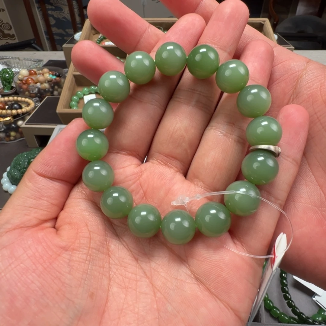 颈饰未镶嵌和田玉卡13mm