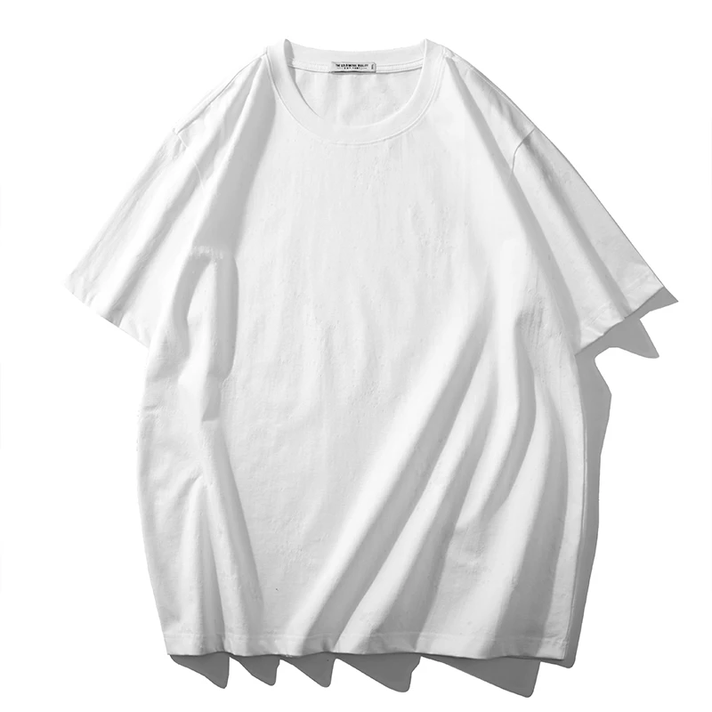 LIUGEJIA/六个加潮流大码男士夏季休闲宽松提花圆领半袖 T1762