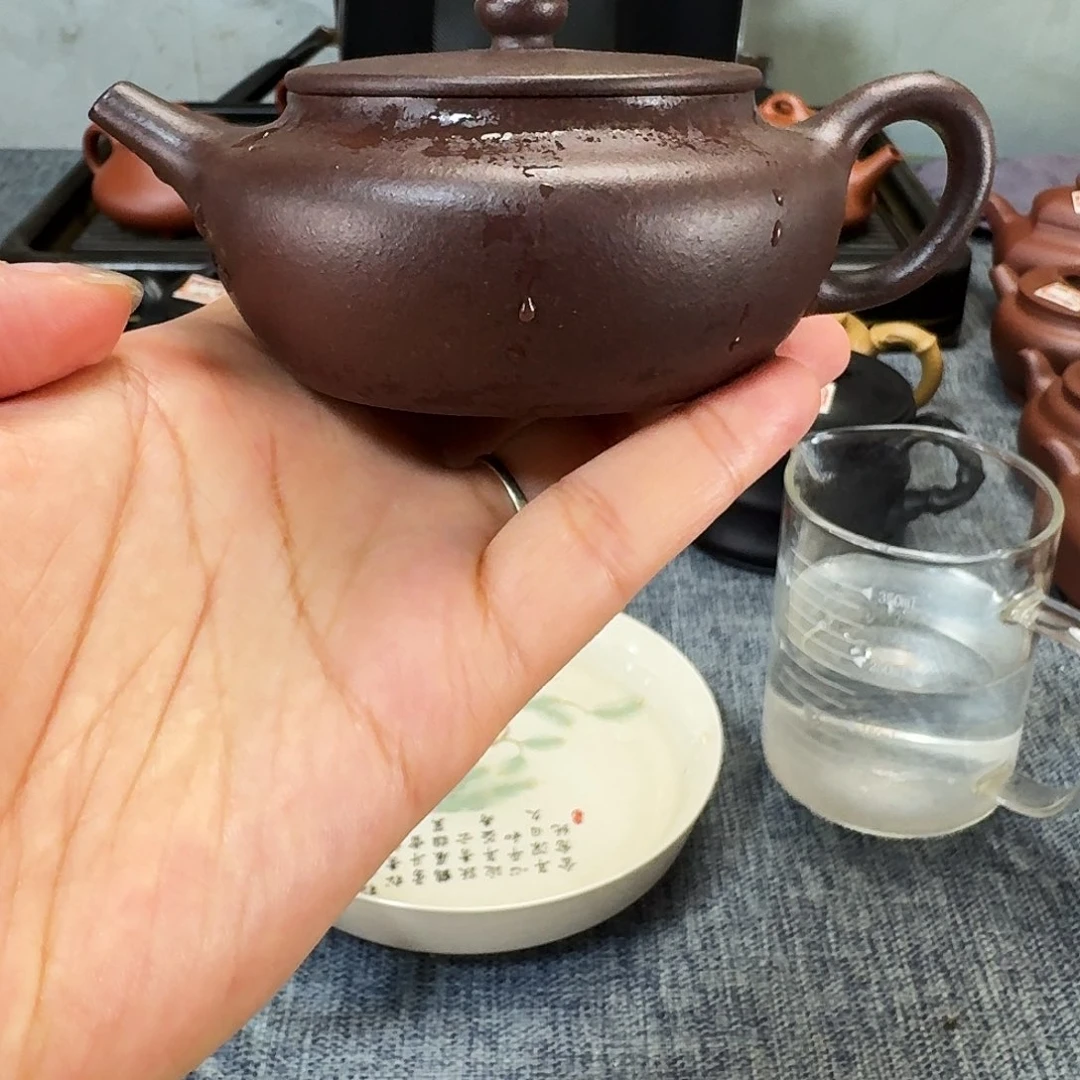 茶壶紫砂全手工紫砂壶扁辰