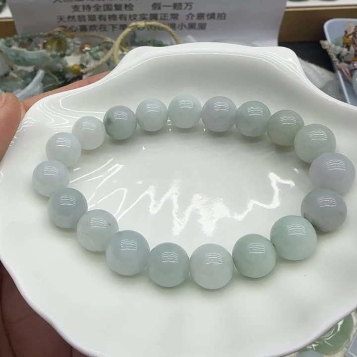 翡翠未镶嵌手链手串10mm