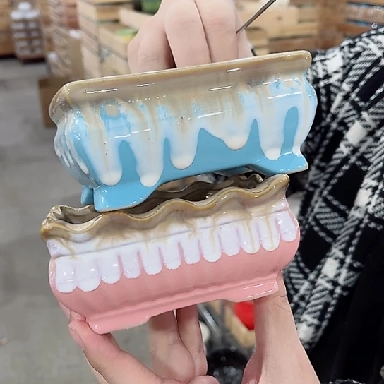 陶瓷花盆凑单福利满10元发货！