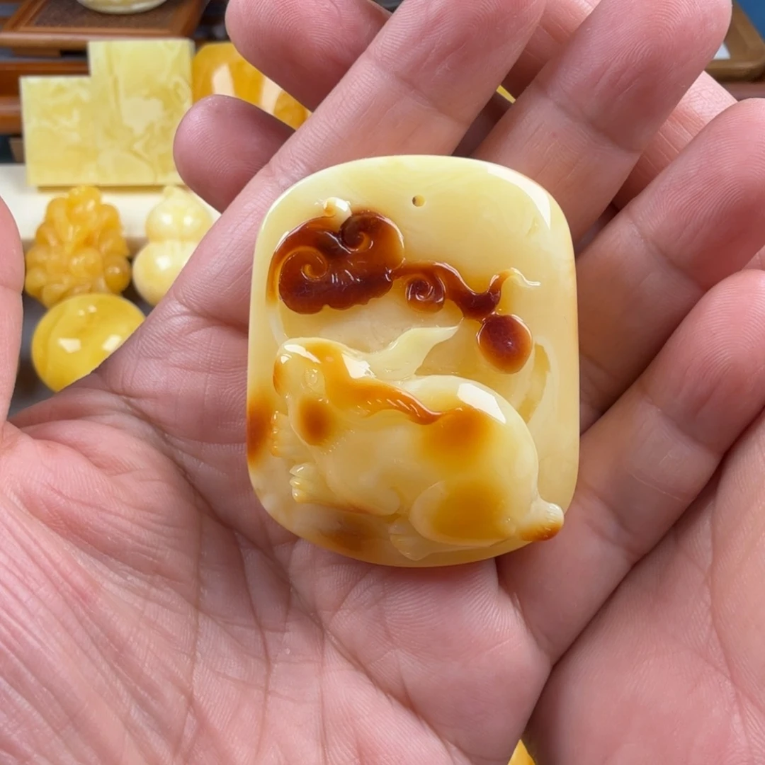 未镶嵌颈饰琥珀纯天然琥珀蜜蜡
