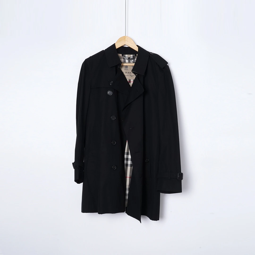 99新 BURBERRY/博柏利 棉/TH1066/风衣/50码