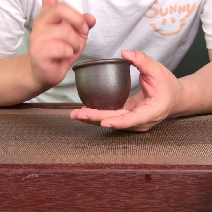 茶杯紫砂高货放漏