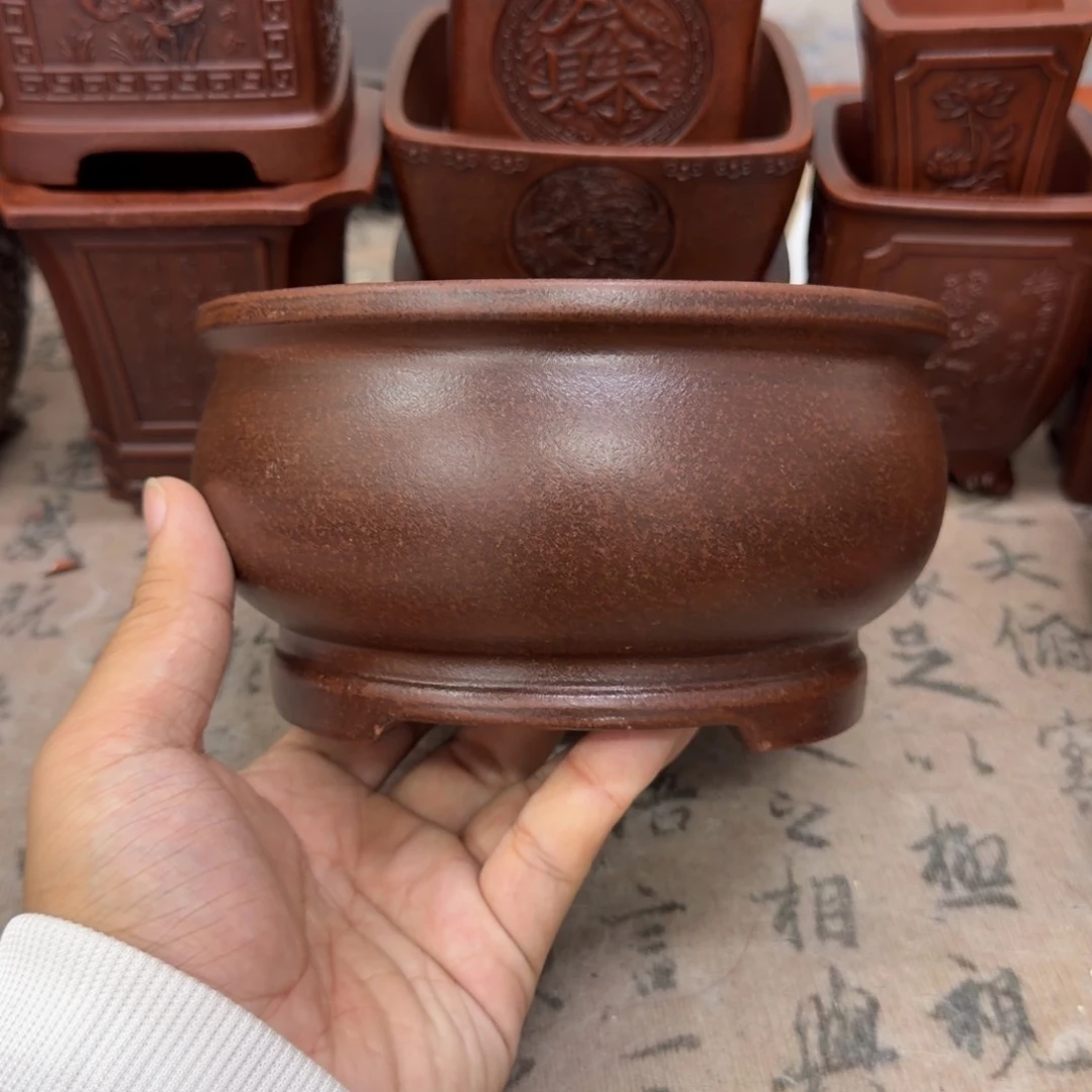 花盆紫砂14.5x8内经紫砂花盆