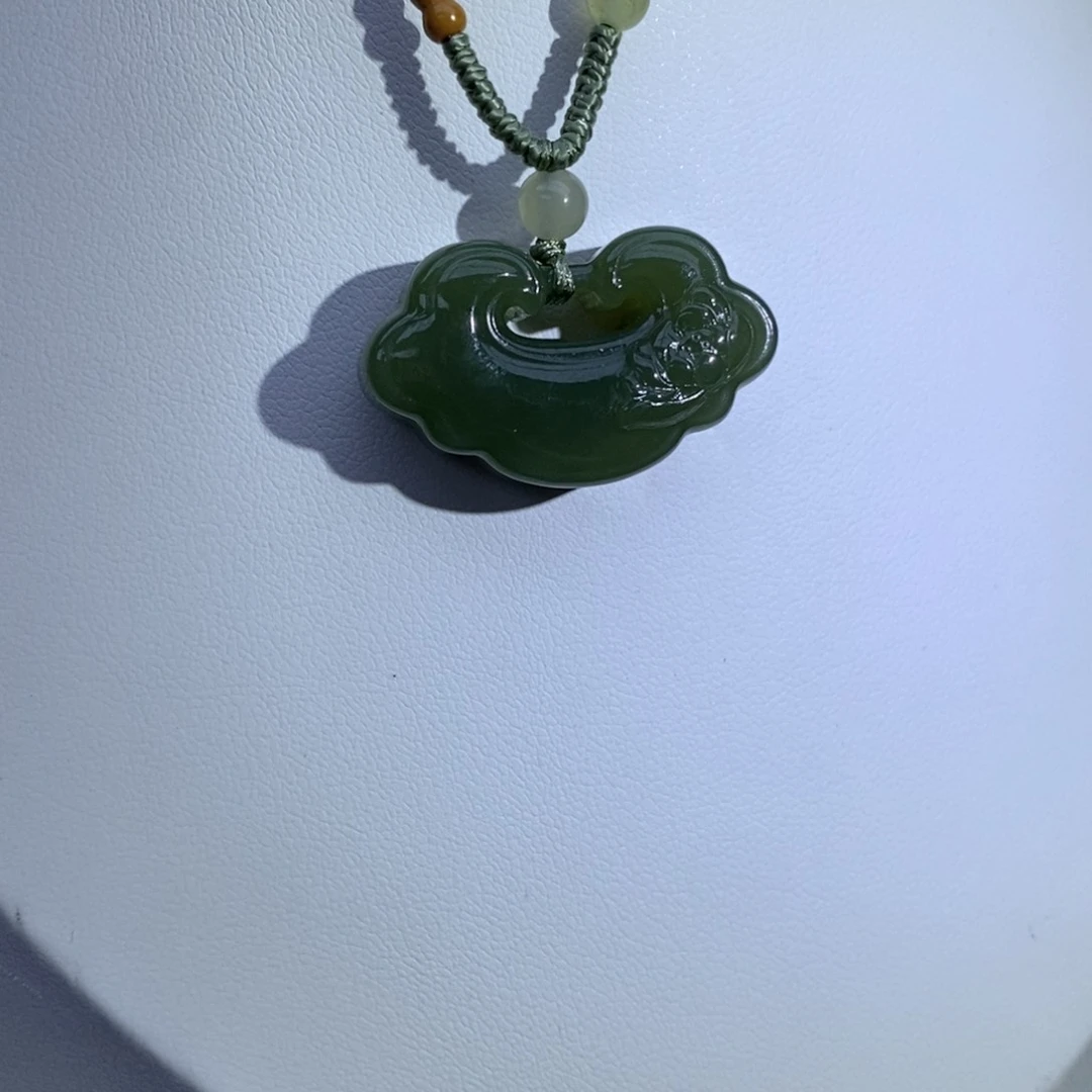 和田玉未镶嵌吊坠(不含链)