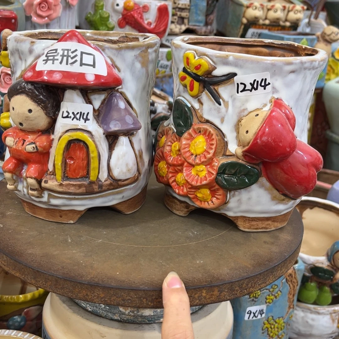 粗陶多肉花盆花盆