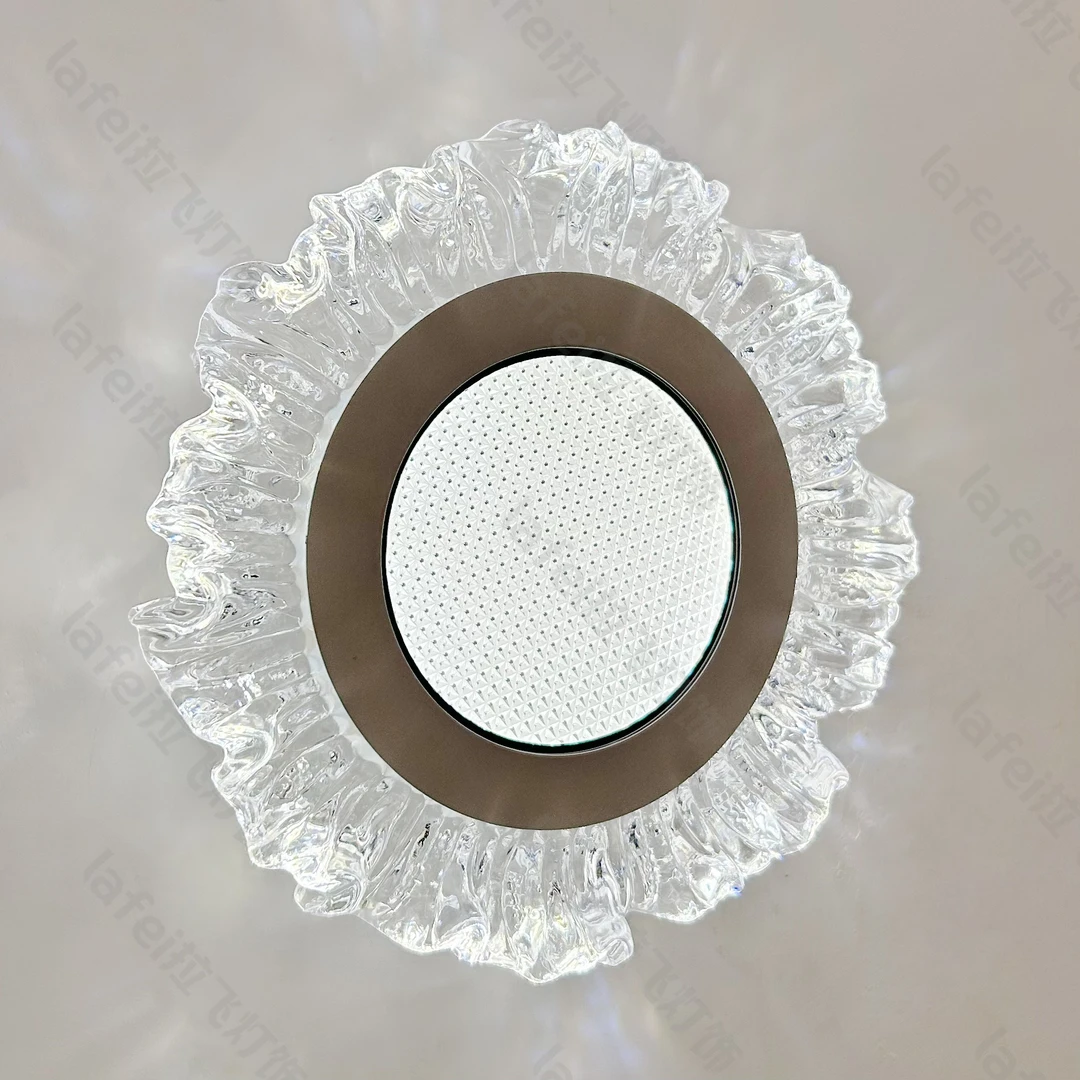 过道吸顶灯LED现代轻奢走廊灯创意个性花朵入户玄关衣帽间阳台灯