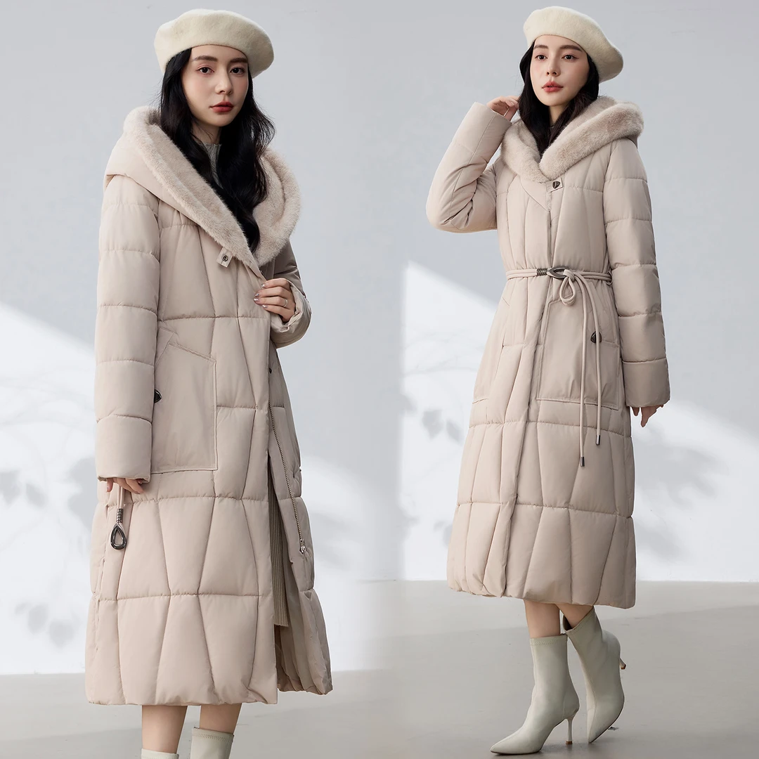 连帽棉服女2025冬季新款时尚宽松显瘦加厚保暖棉衣外套防寒棉袄女