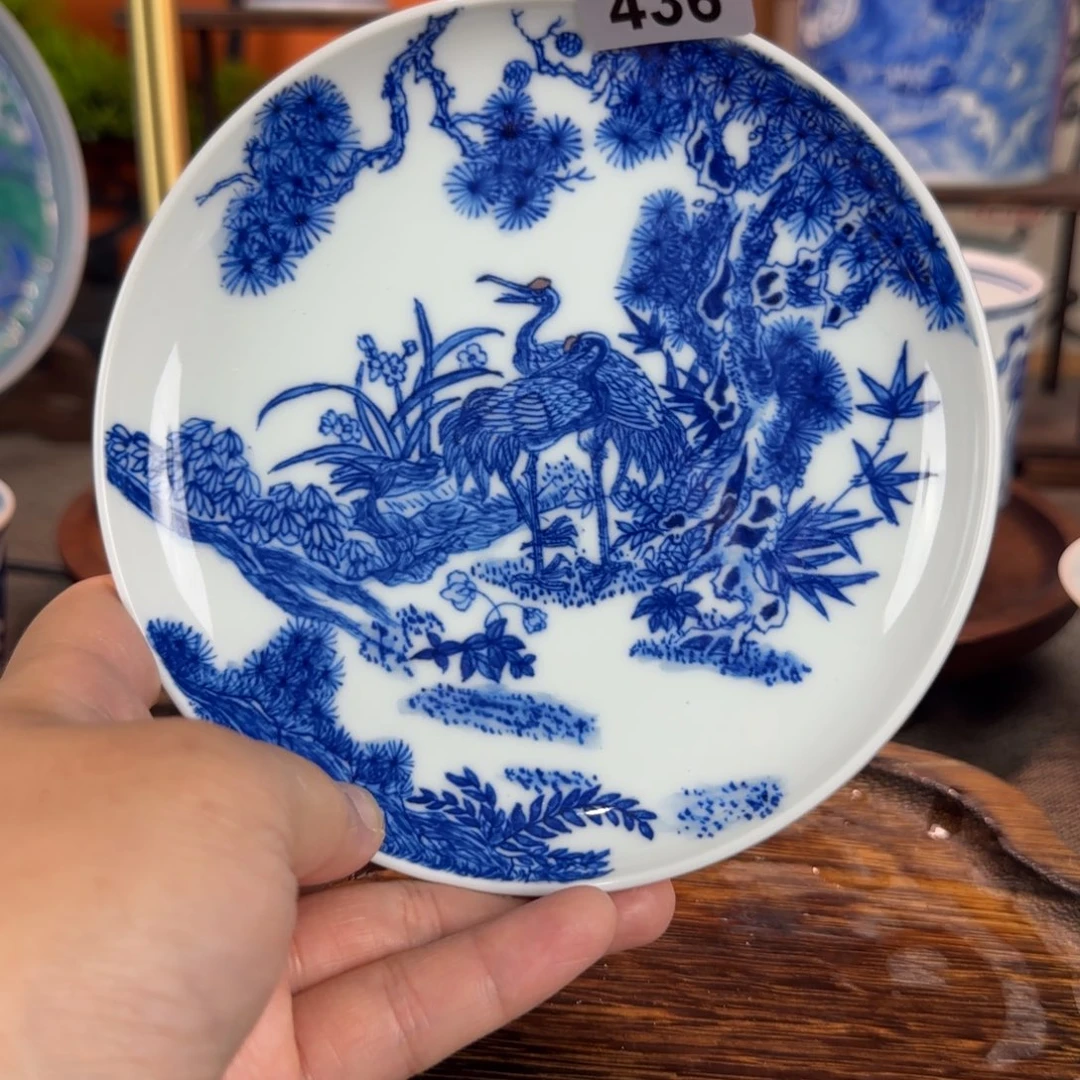 瓷片景德镇手绘青花茶器436