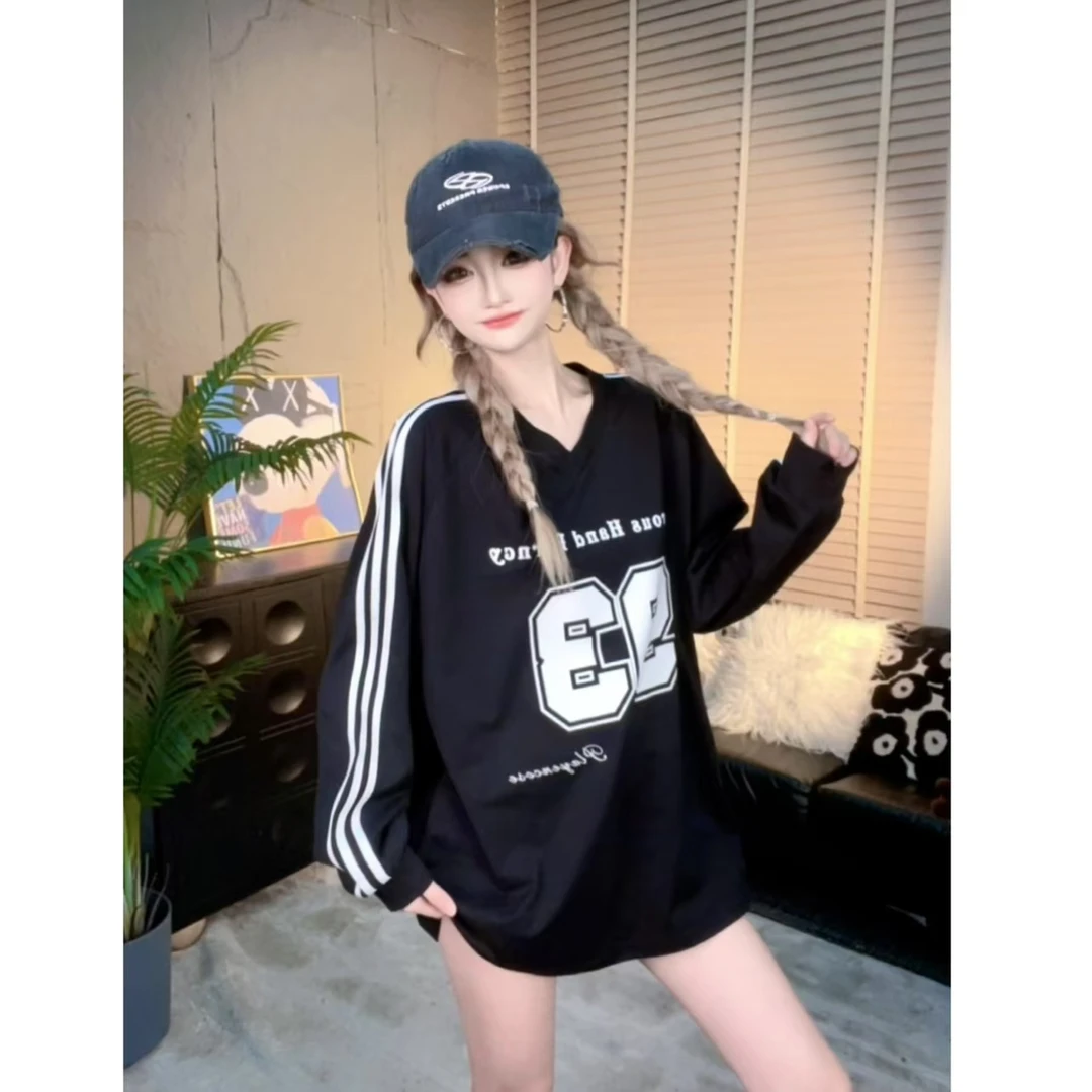 【INCC】新款春夏长袖百搭韩版春秋T恤休闲时尚ins