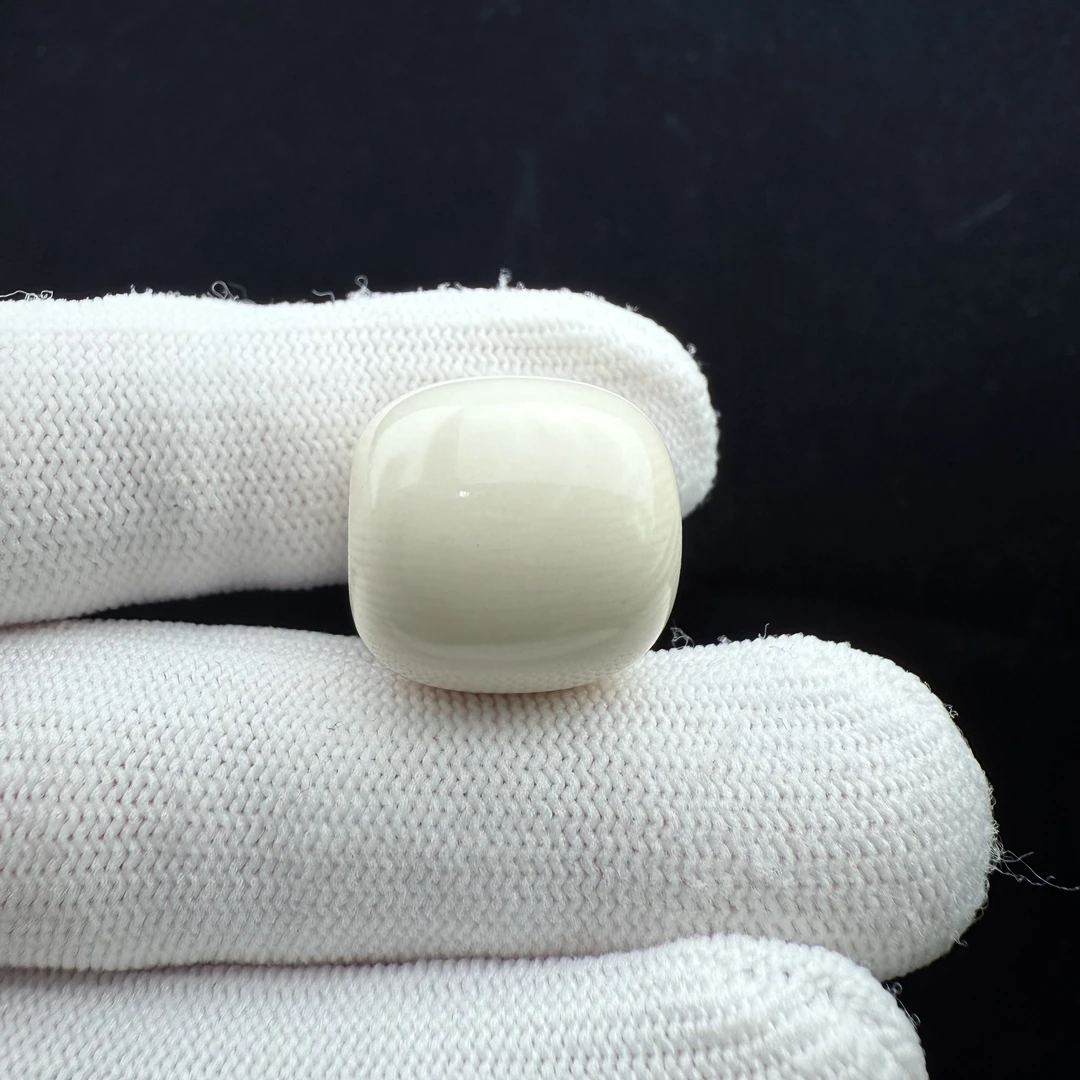 J3207天然猛犸牙 桶珠17.3*17.4mm一物一图 假一罚十
