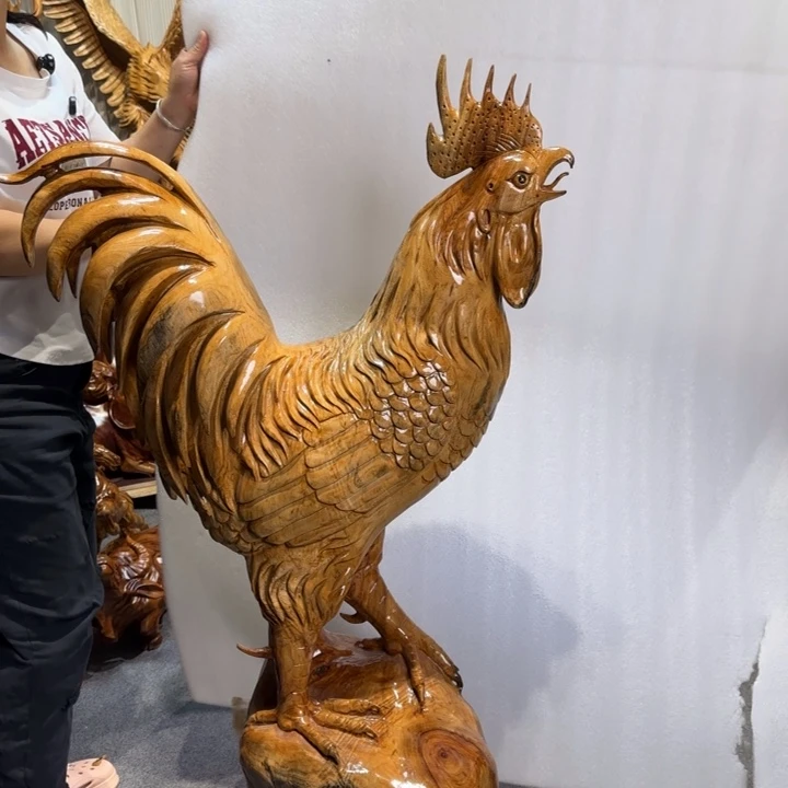 香樟木*️****香樟木公鸡一米一