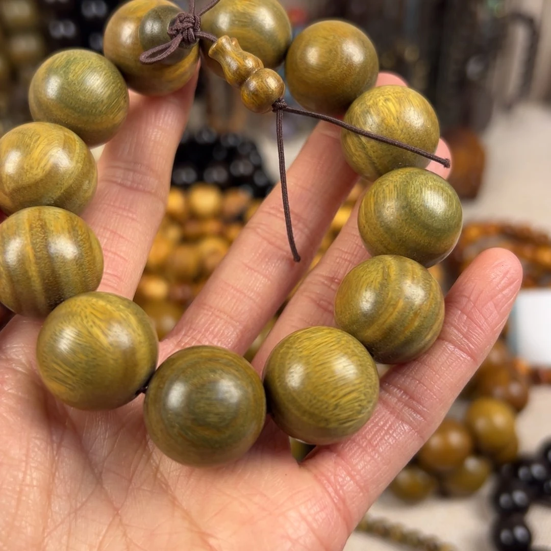 维腊木（绿檀）手串/手链+*?2.0