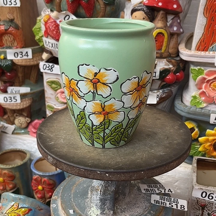 粗陶材质多肉花盆