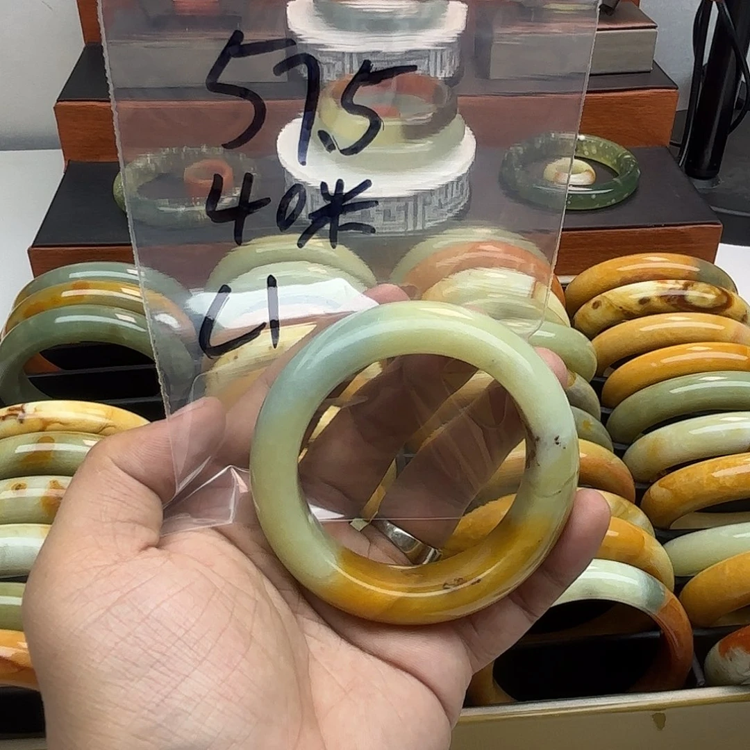 蛇纹石玉合金手镯用****5