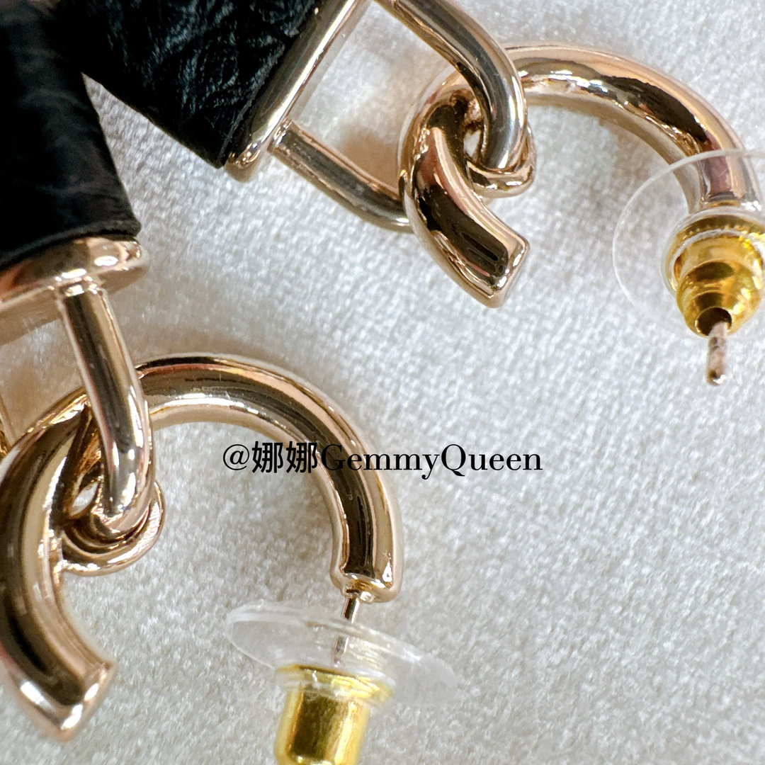 铜合金皮质耳饰 娜娜GemmyQueen耳环GQ08373