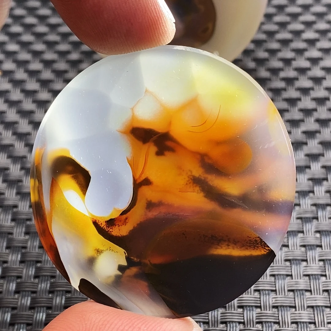 玛瑙/玉髓未镶嵌吊坠(不含链)217