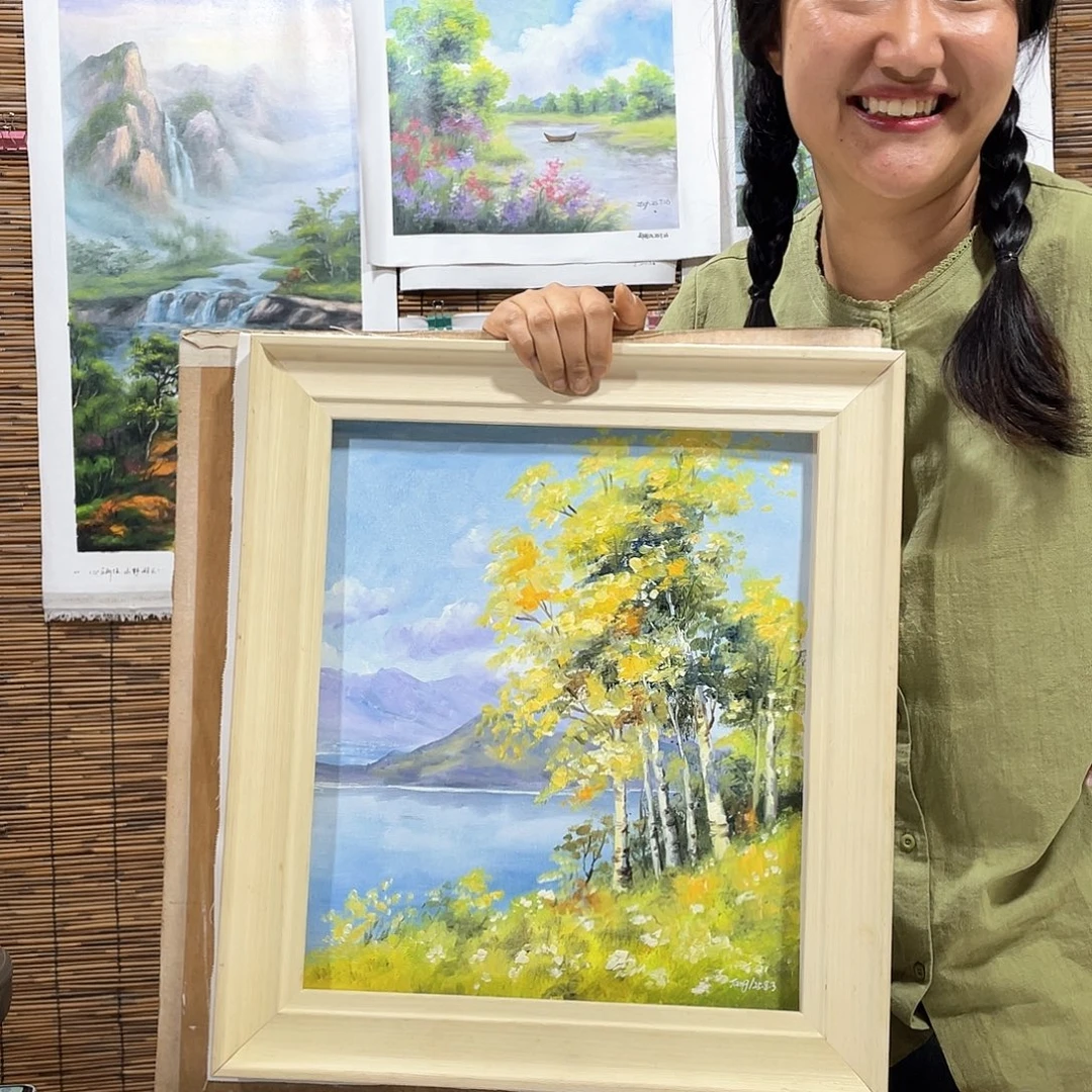 油画薇爽恭喜竞拍成功
