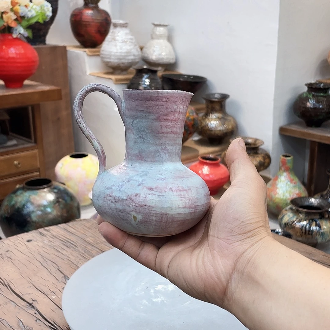 花瓶手工无孔小花瓶花瓶