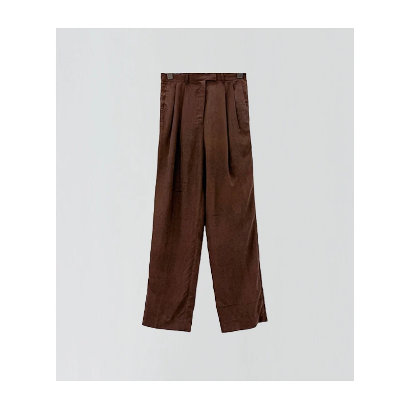 原厂孤品特价清！真丝复古透气休闲裤R316