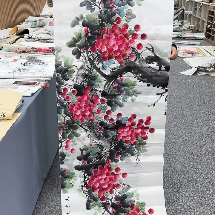 国画纯手绘字画教程分享