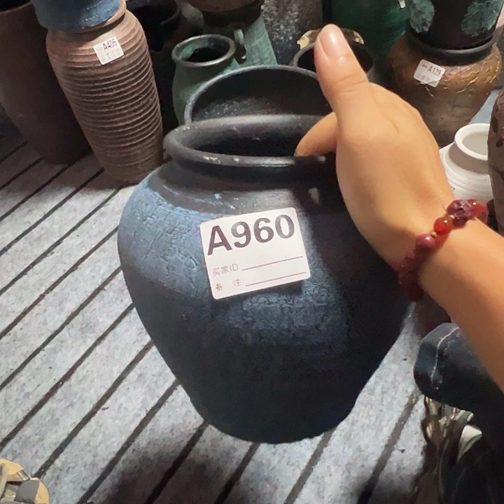 粗陶盆默认打孔高20口13