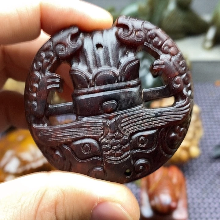 未镶嵌蛇纹石玉颈饰