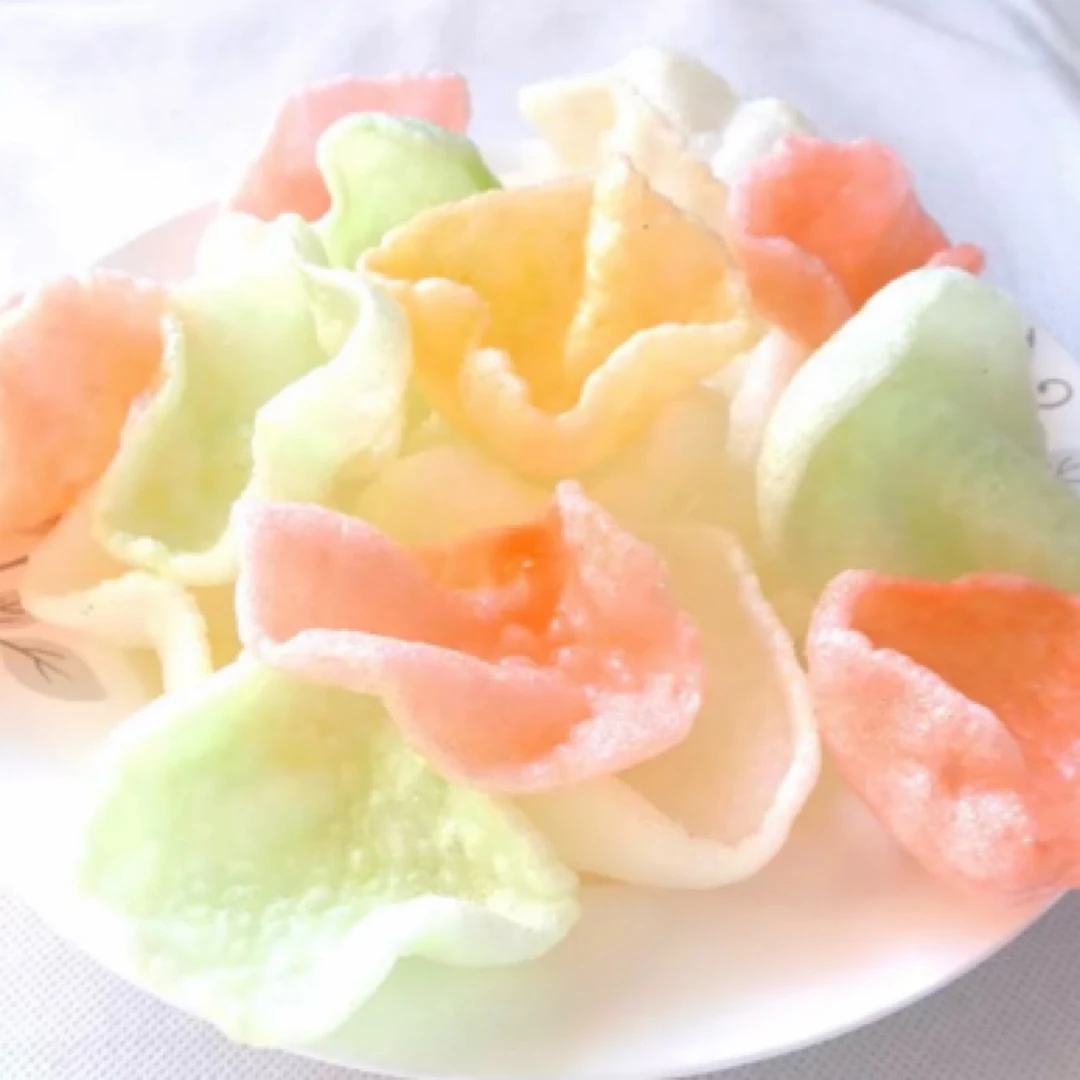 大连彩色虾片150g/盒童年记忆包邮到家