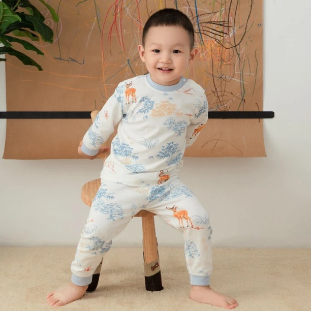 雅赞【长袖套装】宠粉福利纯棉吸汗