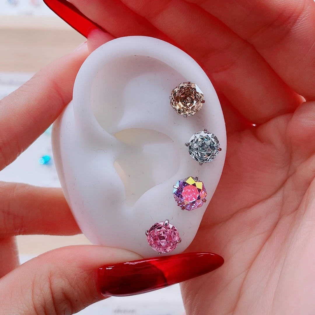 钛合金合金锆石耳夹