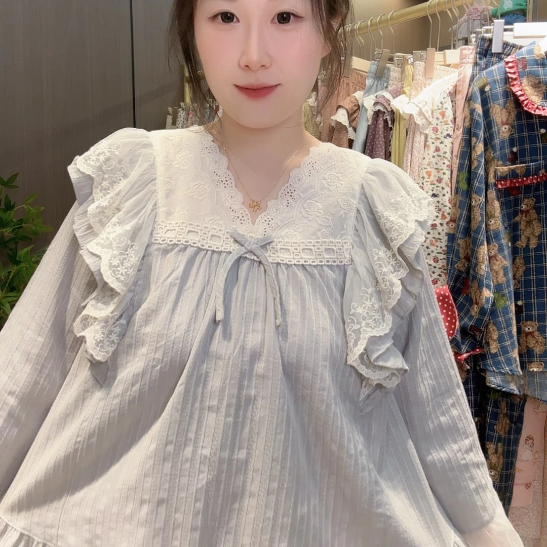 棉露娜新款家居服套装
