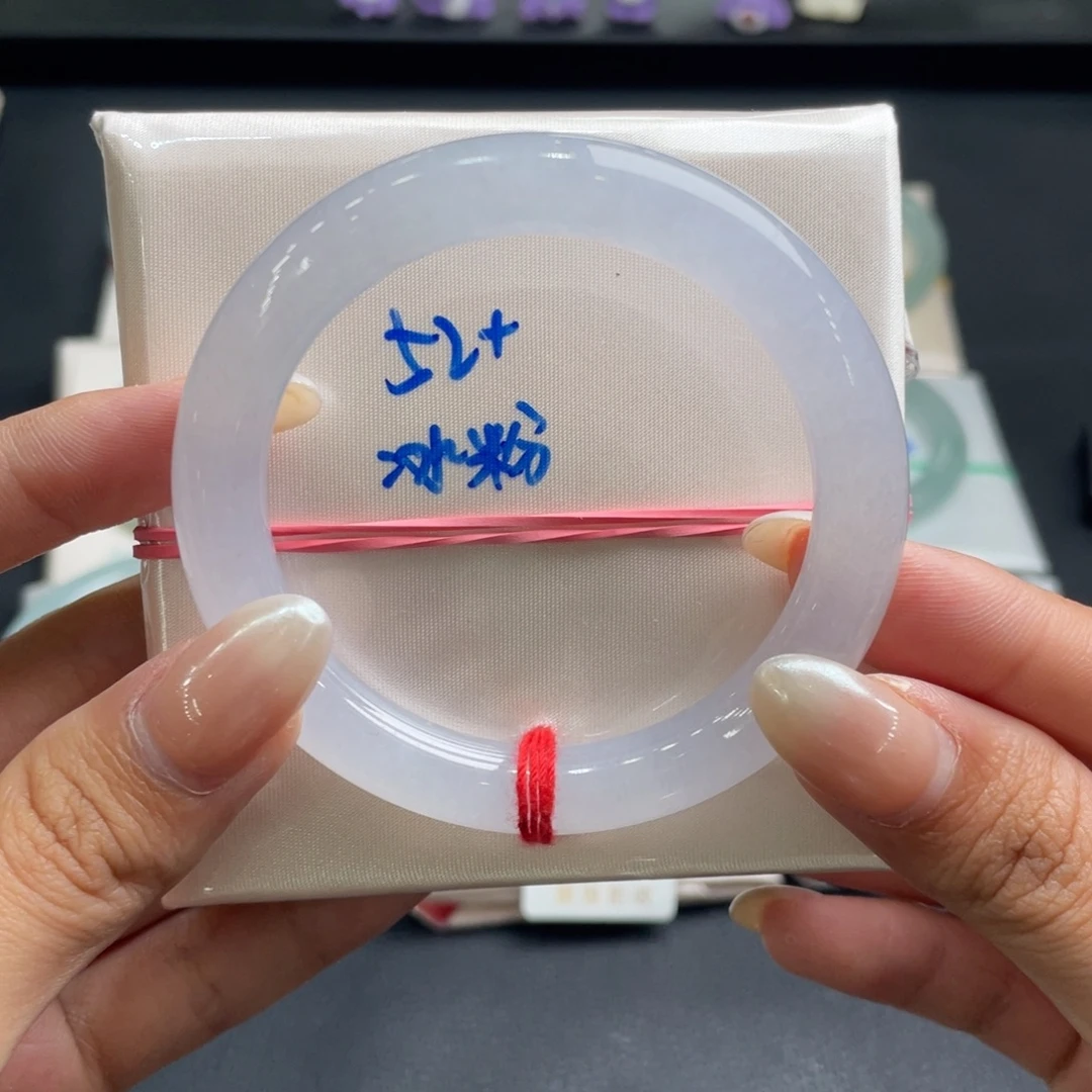 翡翠未镶嵌手镯22号